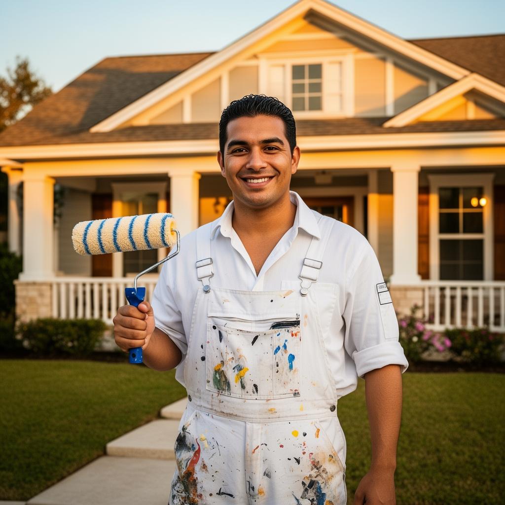 Pintor hispano profesional en San Antonio